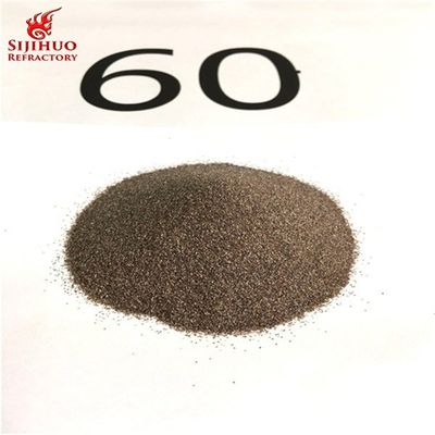 工業用炉や磨材の噴出用材料に適した茶色の溶融アルミナ粉