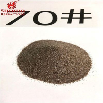工業用炉や磨材の噴出用材料に適した茶色の溶融アルミナ粉