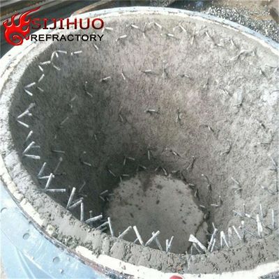 48%~85% Al2O3 含有 灰色 アルミニウム 溶融炉 溶融用 倒し鍋