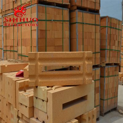 黄色アルミナブロック 壁カバー 面向 レンガ 工業 炉 タイル 粗石
